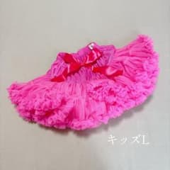 キッズ ボリューム パニエ ピンク キッズL(8歳〜10歳)のサムネイル