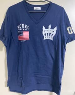 RODEO CROWNS WIDE BOWL 半袖 ワイドTシャツ ネイビーのサムネイル