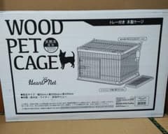 【新品】小型犬室内木製ケージ、ドア式(前開き) WOOD PET CAGE 新品】小型犬室内木製ケージ、ドア式(前開き) WOOD PET CAGE - メルカリ