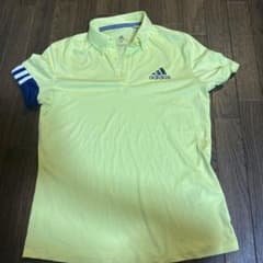adidas ポロシャツ イエロー レディースのサムネイル
