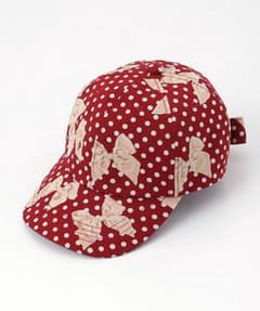 かこ：ピンクハウス 水玉りぼん プリント キャップ 赤系 かこ様専用：ピンクハウス 水玉りぼん プリント キャップ 赤系 - メルカリ