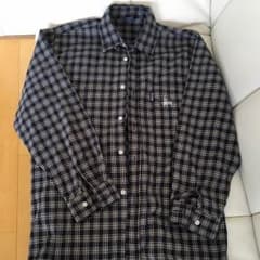 【ヴィンテージ】stussy  ネルシャツのサムネイル