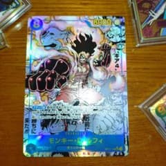 ワンピースカード　ルフィ コミパラ ギア4 ワンピースカード コミパラ ルフィ ギア4 - メルカリ