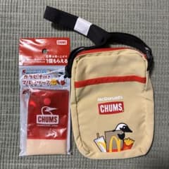 マクドナルド CHUMS コラボ ショルダーバッグ マルチケース おまけのサムネイル