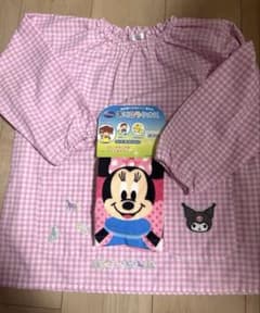 幼稚園用スモック ピンクチェックセットのサムネイル