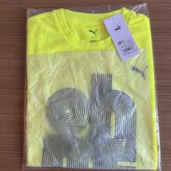 青梅マラソン参加賞　Puma 蛍光イエロー Tシャツ Sのサムネイル
