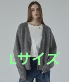 CALLNE】モヘア混Vネックシャギーニットカーディガン - メルカリ