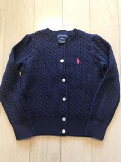 【Apple☆様専用】RALPH LAUREN カーディガン 4/4Tのサムネイル