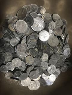 旧貨幣・銀貨 セット 数百枚 外国 コインセット大量2キロ以上古銭銀貨