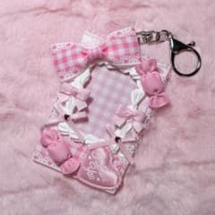 トレカキーホルダー　量産型 平成女児　ゆめかわ　ピンク　キャンディー　ホイップのサムネイル