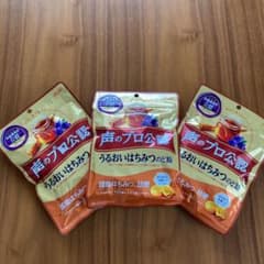 JBJ様専用です^_^Asahi☆ 声のプロ公認！うるおいはちみつのど飴♪3袋のサムネイル
