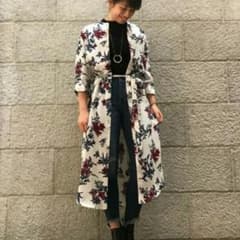 JEANASIS 花柄ガウン ワンピースのサムネイル