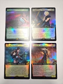 豪華4枚セット【新品未使用品】クラウド　ティファ　セフィロス　拡張FOIL　英語 豪華4枚セット【新品未使用品】クラウド ティファ セフィロス 拡張FOIL