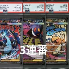 2【PSA10.3連番】メガリザードンX. メガゲンガー.メガカイリュー（MA