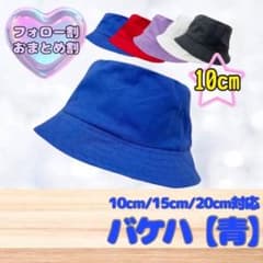 青 10cm バケハ ぬい服 ぬいぐるみ用 推し 韓国 中国 すのチルのサムネイル