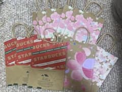 スターバックス スタバ ショップ袋 紙袋 10枚セットのサムネイル