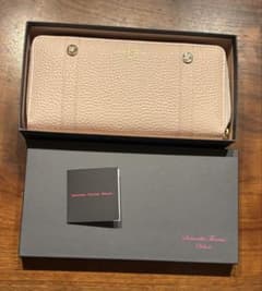 【箱付き新品】Samantha Thavasa Deluxe 長財布 ピンクのサムネイル