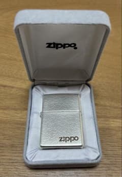 Zippo シルバー テクスチャ 本体 ジッポーのサムネイル