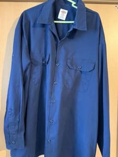 Dickies FLEX 長袖シャツ ネイビー 2XLのサムネイル