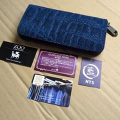 ZOO Leather Products 長財布 エレファントノーズ 藍染 ZOO Leather Products 長財布 エレファントノーズ 藍染 - メルカリ