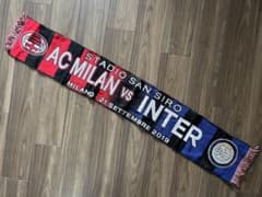 ACミラン vs インテル ミラノダービー記念マフラー 2019年 - メルカリ