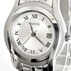 グッチ GUCCI 5500L レディース腕時計 磨き済み 電池新品 s2275 - メルカリ