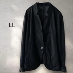 노 컬러 재킷 블랙 LL 사이즈 단순 공식