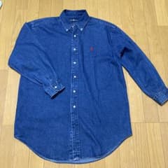 ラルフローレン　BLAIRE  デニムシャツ　赤ポニーのサムネイル