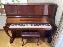 YAMAHA W106B アップライトピアノ 木目調 猫足タイプ - メルカリ