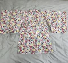 未使用品。浴衣　子ども　110 ピンクのサムネイル