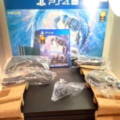희소 동작품 PS4 Pro 1TB 몬스터 헌터 월드 아이스본