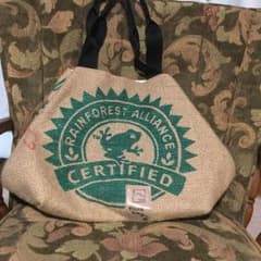 カエル麻の大きめトートバッグのサムネイル