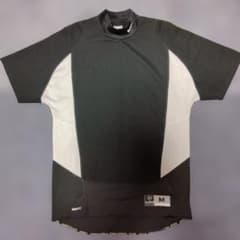 Nike Fit Dry モックネットTシャツ M ブラック/ホワイトのサムネイル