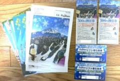 ふじてんスノーリゾート　リフト券引換券２枚+割引券２枚のサムネイル