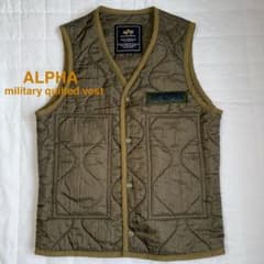알파 ALPHA 밀리터리 퀼팅 베스트 신품