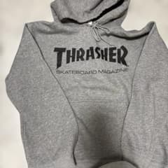 THRASHER SKATEBOARD MAGAZINE パーカー グレー Mのサムネイル
