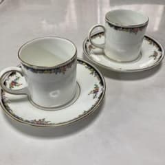 WEDGWOOD オズボーン カップ＆ソーサー　デミタス　2客【値下げ】のサムネイル