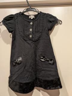 any FAM 半袖ワンピース 100cm 黒のサムネイル