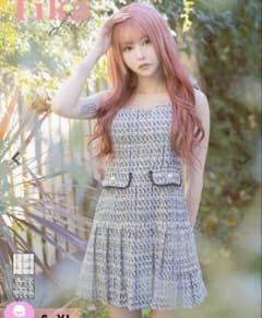 Tika フレアスカート ツイードノースリーブドレスのサムネイル