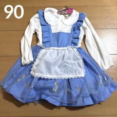 디즈니 프린세스 미녀와 야수 벨 나리키리 원피스 신품 드레스 90