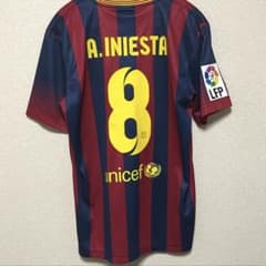 【正規品】FCバルセロナ 13-14 イニエスタ ホーム 海外M 正規品】FCバルセロナ 13-14 イニエスタ ホーム 海外M - メルカリ