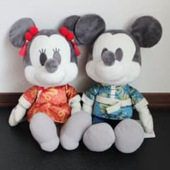 ミッキー＆ミニー デココレ チャイナ服BIGぬいぐるみ