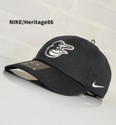 NIKE】ボルチモア・オリオールズ Heritage86 ブラック＆ホワイト 