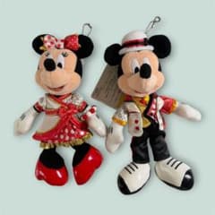 ベリーベリーミニー　ミッキー　ミニー　ぬいぐるみバッジ　ベリミニ ベリーベリーミニー ぬいぐるみバッジ ミッキー ミニー バック付き