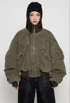 【咲來様専用　10/31まで】BIG POCKET COTTON MA-1のサムネイル