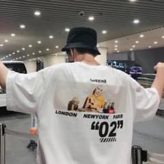 プリント Tシャツ 黒のサムネイル