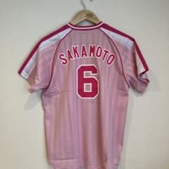 ジャイアンツ 坂本勇人選手ユニフォームTシャツ ピンク レディース