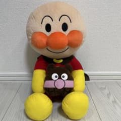 アンパンマン　なかよしパン小物入れぬいぐるみL