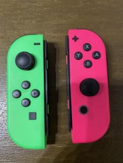 NintendoSwitch Joy-Con ジョイコン ネオングリーン／ピンクのサムネイル