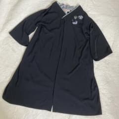 美品✨ふりふ 和風 前開き ワンピース コート - メルカリ